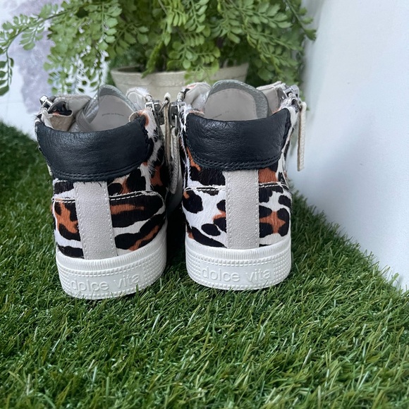 DOLCE VITA🍂🍁leather medium top sneakers 7.5 - Picture 7 of 9